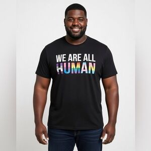 We Are All Humans Graphic Tee Shirt